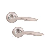 Ручки на розеті COMIT Antares (CM-59) хром/матовий нікель